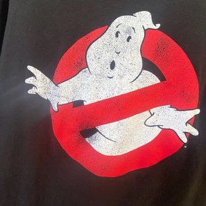 GHOSTBUSTERS BLACK GRAPHIC TEE MEDIUM